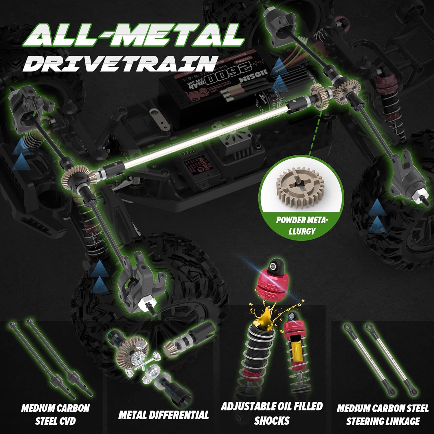 성인용 브러시리스 RC카, 1/10 스케일, 시속 68 - Rc Hobby Grade Truck 리뷰 및 가격